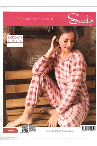 Sude women's fleece pajamas