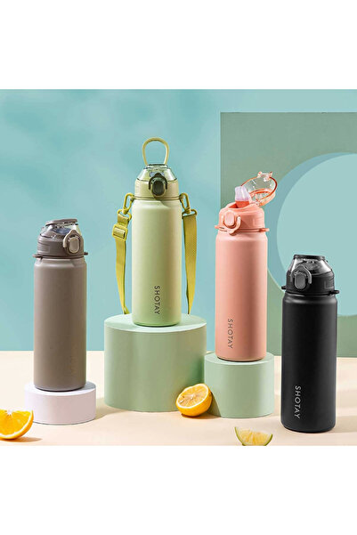 Hedef Market CLZ193 Nessiworld Shotay Şeffaf Kapaklı Çelik Termos 750ml