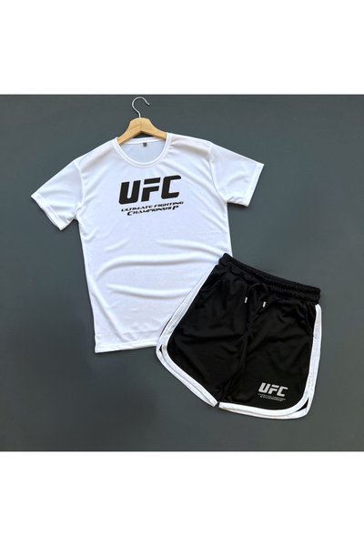 viperkombin UFC majica prevelikog kroja i šorts sa saćastim uzorkom, kombinac...
