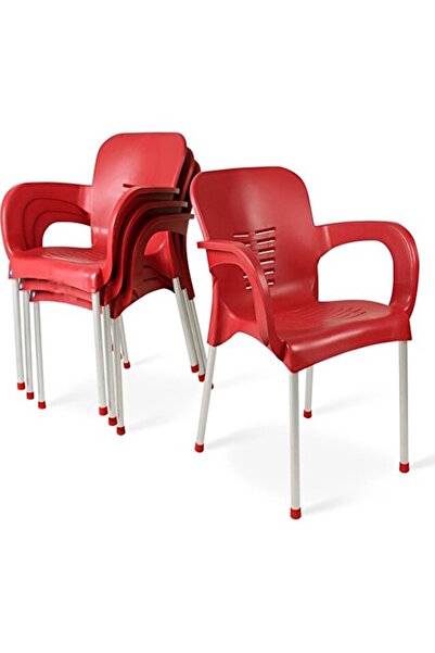 nar sokağı 80x80 Metal Ayaklı Bahçe Balkon Masa Takımı