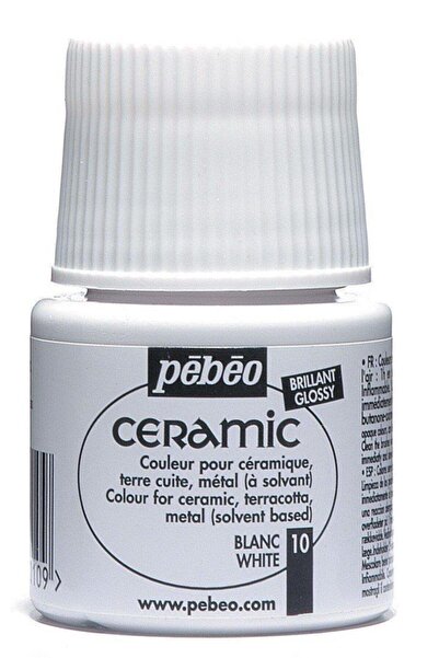 Pebeo Ceramic Seramik Boyası 45 ml White 10