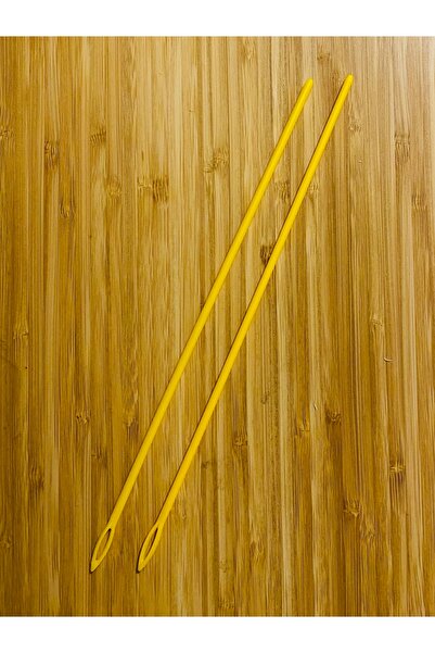 Öztürk Kordon, Kaytan, etek, don ve paça lastik geçirme uzun plastik çuvaldız. 4mm x 25cm. 2'li paket