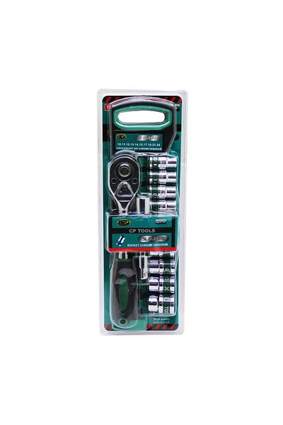 Go İthalat Cr-V Socket Set 12 Pieces 1/2 Inch Vacuum Socket Set (4738)