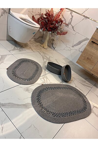 Namteks 40x60-50x80 Килимок 2 Кошик Набір для ванної кімнати Подарунковий набір для весілля