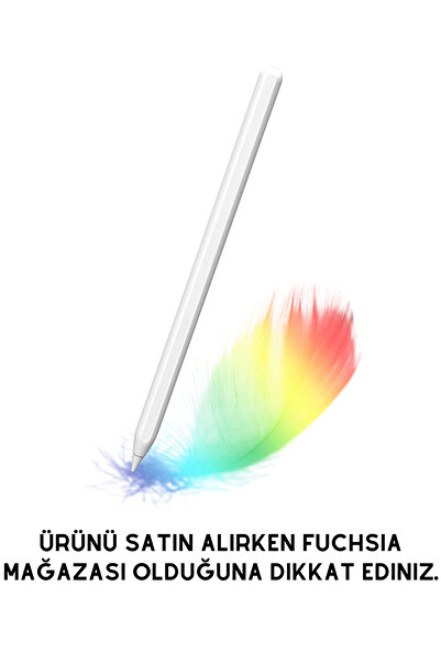 Fuchsia Ipad Air 5. Nesil Kablosuz Şarj Olabilen Avuç Içi Reddetme Özellikli Eğime Duyarlı (2.nesil) Kalem