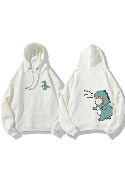 PERISENSE Unisex Γυναικεία Ανδρικά Oversize Take You Home Φούτερ με κουκούλα ...