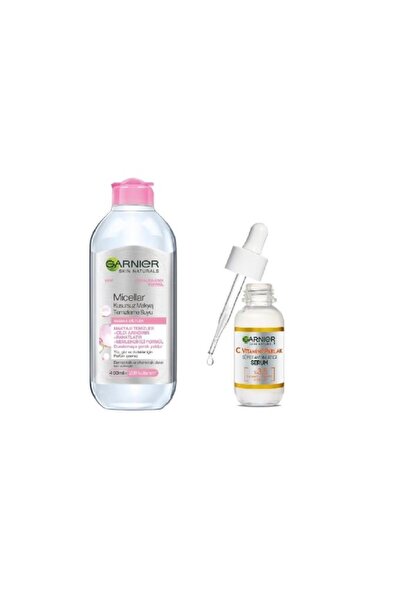 Garnier Micellar Kusursuz Makyaj Temizleme Suyu 400 ml C Vitamini Serum