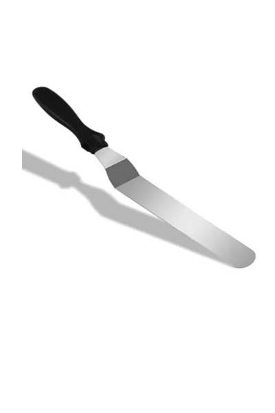 KitchenSoft Eğik Oval Uçlu Pasta Sıvama Spatulası 20 cm  Ktchn-572