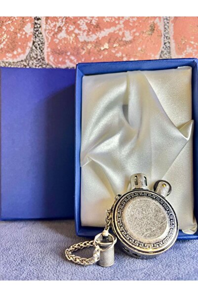 LİGHTER CEP SAATİ MODEL ZİNCİRLİ KAPAK ESKİTME NOSTALJİ BENZİNLİ ÇAKMAK