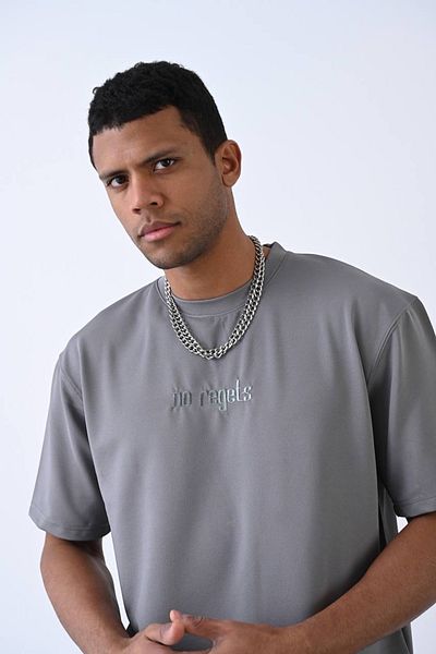 ESTUTE EMBROIDERY JACQUARD T-SHIRT