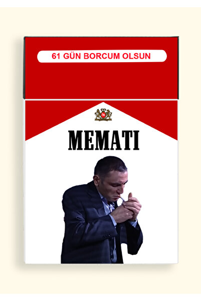 Namgo Memati ''61 Gün Borcum Olsun'' Hediyelik Sigara & Aksesuar Tabakası