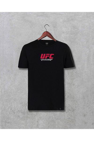 Pisa Art Унисекс тениска с отпечатан минимален дизайн на UFC
