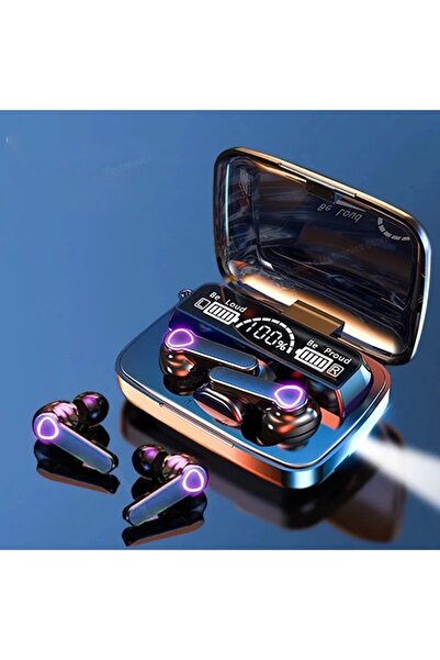 DigiMonster M19 Earbuds Tws Powerbank Kutulu El Fenerli Led Göstergeli 5.1 Bl...