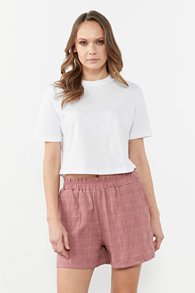 PAULMARK Beli Lastikli Şort