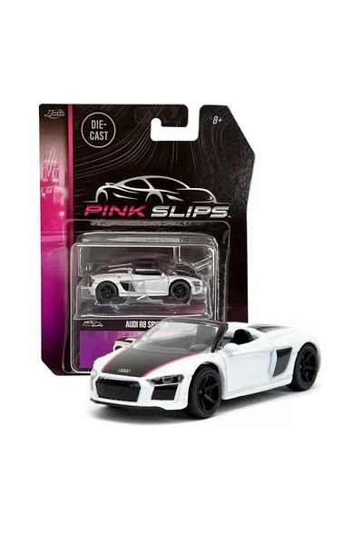Jada سيارات Audi R8 Spyder 1:64 باللون الوردي