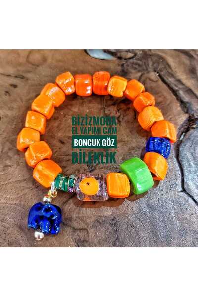 bizizmoda زجاج الطابق السفلي الخرز سحر مورانو عين الشر الخرز سوار عين الشر مط...