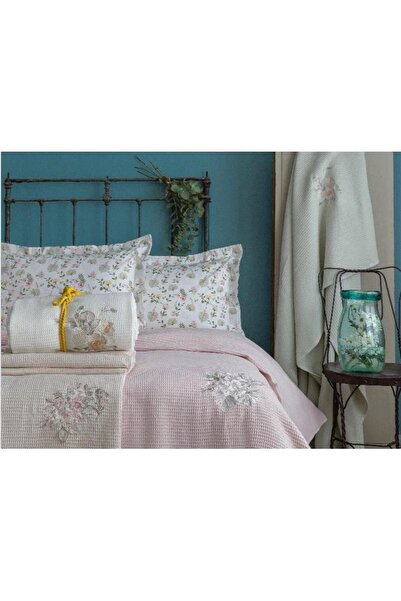 Pupilla Двоспальний комплект постільної білизни з вишивкою Dolce Mint