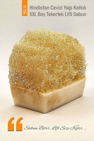 FANTASTİK SANAT ATÖLYESİ Natural Pumpkin Oil Soap Can Be Used After Melting Soap - 150 Grams - Decorative