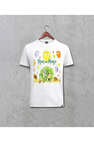 Pisa Art Μπλουζάκι Unisex Λευκό εμπριμέ