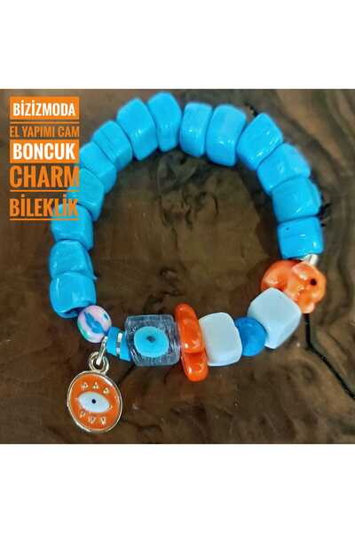 bizizmoda زجاج الطابق السفلي الخرز سحر مورانو عين الشر الخرز سوار عين الشر مط...