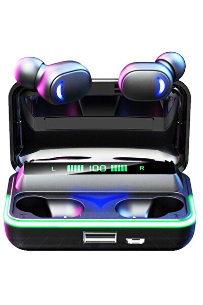 DigiMonster E10 Kablosuz Bluetooth Kulaklık Rgb Renkli 5.3 BT Version Powerba...