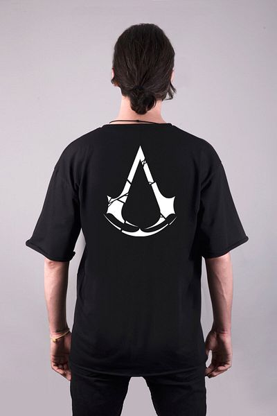 Pisa Art Μπλουζάκι Unisex με εκτύπωση διπλής όψης Assassin's Creed