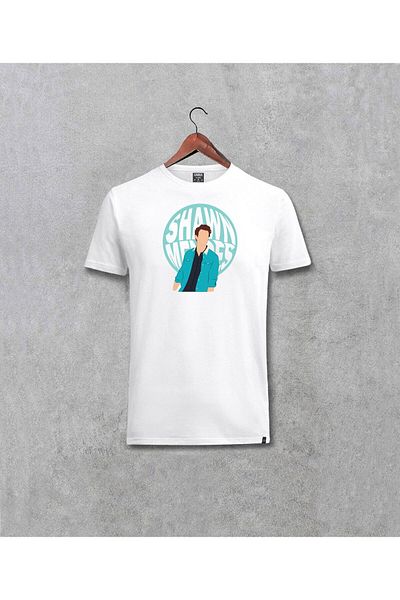 Pisa Art Унисекс тениска с персонализиран дизайн и щампа на Shawn Mendes