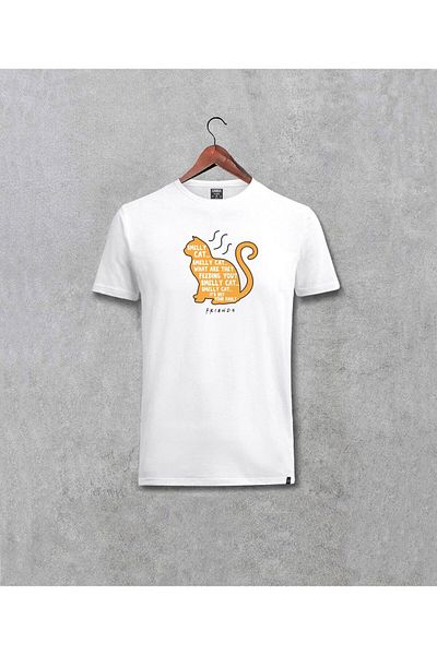 Pisa Art Tricou unisex cu imprimeu Friends Smelly Cat Design