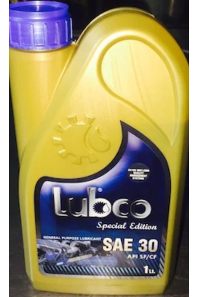 LUBCO 4T  HD 30 Yağ  Dört Zamanlı Çim Biçme Motoru&Testere Motoru Yağı 1 Litre