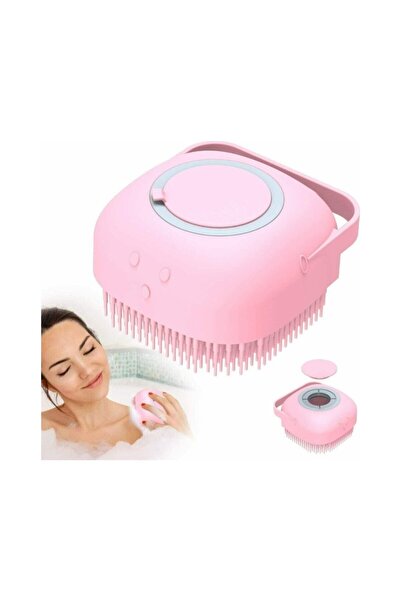 İLTERUS Bathroom Shower Pouch Soap Shower Gel Massage Brush with Chamber Loof...