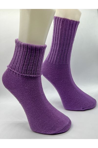 CİHO Șosete Ciho Purple Winter Sosete de dormit de lână pentru femei Soft Touch