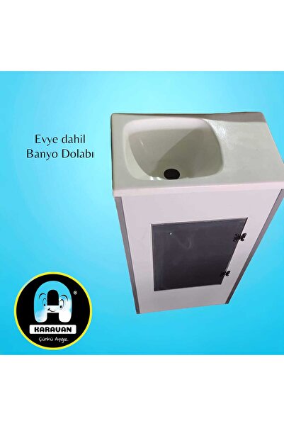 İDATES Karavanlara Özel - Eyveli Banyo Dolabı ( Evye+dolap)