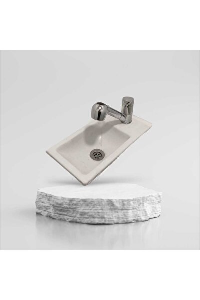 İDATES Karavanlara Özel - Banyo Lavabo Evyesi Dikdörtgen Yapı