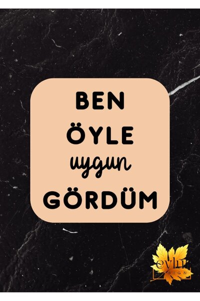 Eylül Design قاعدة أكواب مربعة MDF مطبوعة بتصميم مخصص من I Saw So Fit