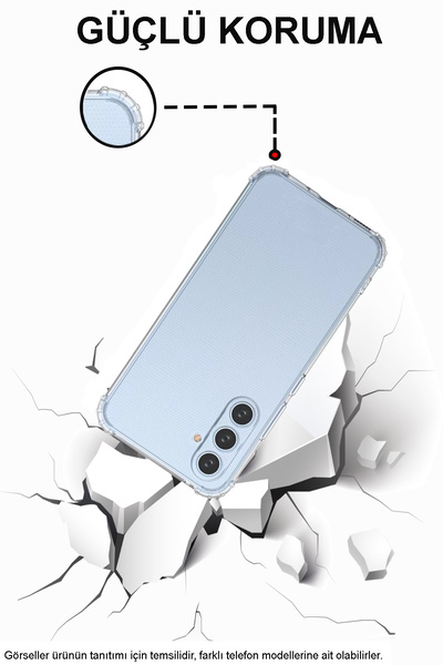 CaseArt Tecno Camon 19 Cover Camera Protected Airbag Antishock Corner Protected Transparent Silicone Case