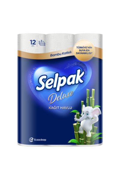 Selpak Deluxe Bamboo Added Towel 12 pcs