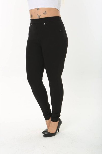 Butik Ayseba Women's Black Recovery Lycra Steel Mesh Pocket Leggings Pants