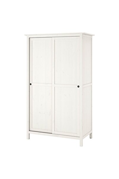 IKEA HEMNES sürgü kapaklı gardırop, beyaz, 120x59x197 cm