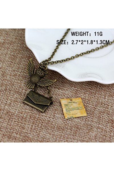 VipBT Mektup Taşıyan Postacı Baykuş Cosplay Kolye