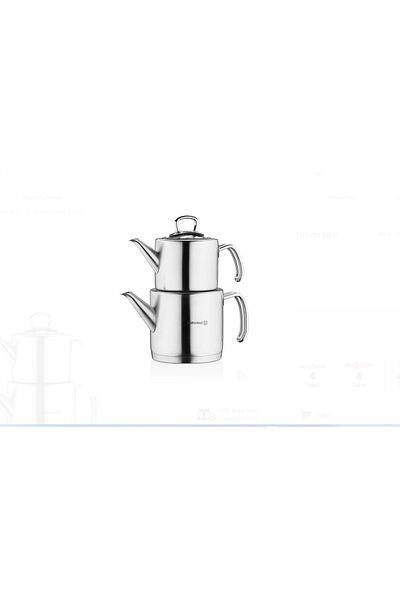 KORKMAZ Proline Teapot Set 1.8 lt