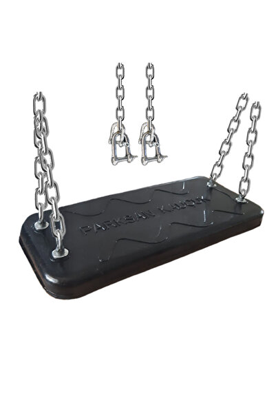 PARKSAN 6mm Kalibre Zincirli Kauçuk Salıncak Oturağı Çocuk Ve Yetişkinler Içi...