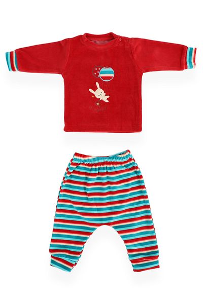 Bebitof BALLOON RABBIT VELVET 2-PIECE BABY SET