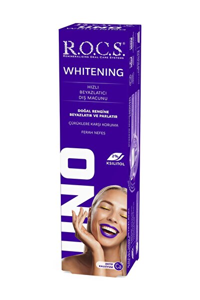 Simple R.O.C.S. Rocs Uno Hızlı Beyazlatıcı Diş Macunu 74g