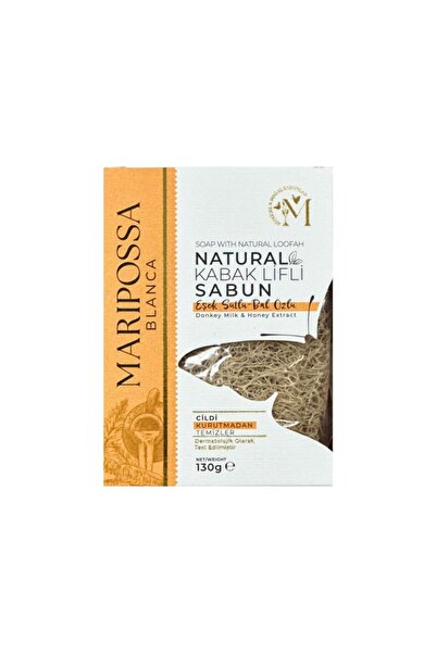 Maripossa Blanca Marıpossa Natural Kabak Lifli Sabun 130gr Eşşek Sütlü Bal Özlü