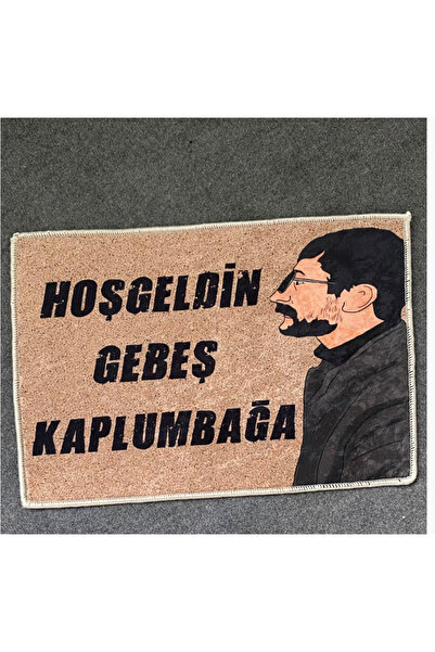 DÜKKAN DESİGN Gebeş Kaplumbağa Paspas