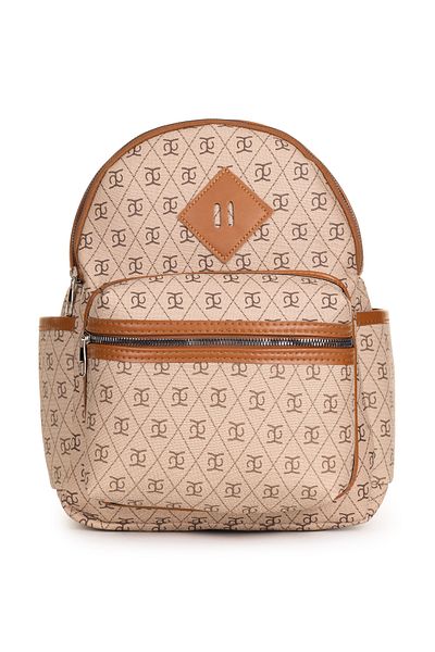 macharelbasic Women's Quilted Backpack Mink-tan