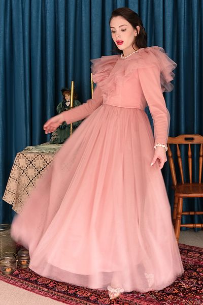 Ceylan Otantik Βραδινό φόρεμα Pink Princess