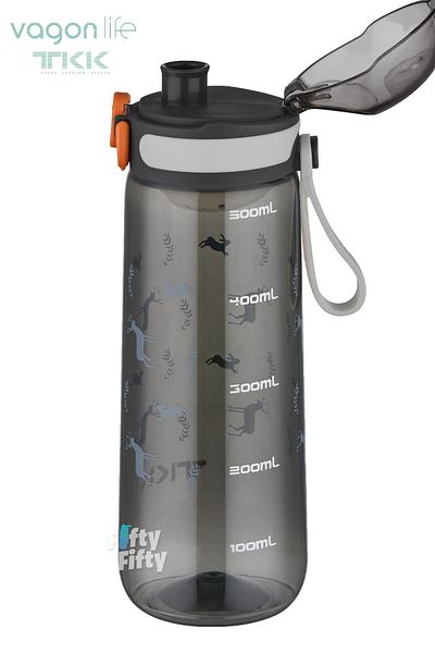 Vagonlife TKK 550 ML Comfortable Drinking (Without Straw) Bpa Free Tritan Water Bottle with Carrying Strap FFTKK1005-550ML