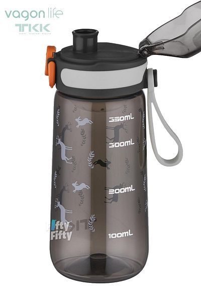 Vagonlife TKK 400 ML Comfortable Drinking (Without Straw) Bpa Free Tritan Water Bottle with Carrying Strap FFTKK1005-400ML