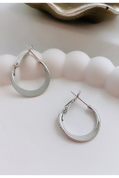 VNS Accessories Flat Model Hoop Earrings (1,5 cm)